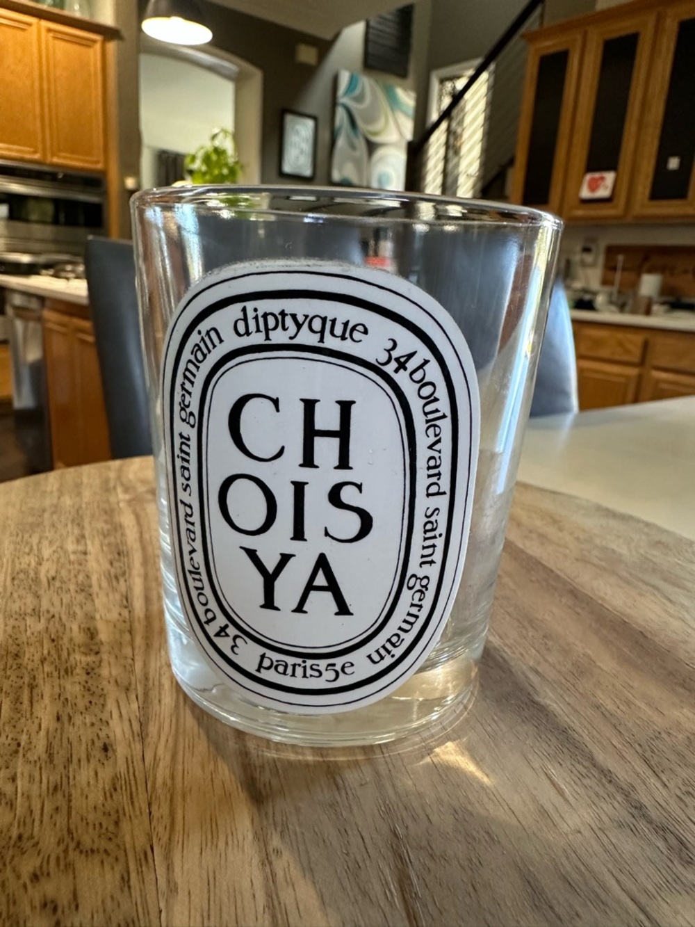 diptyque empty glass Choisya jar, 6.5 ounces